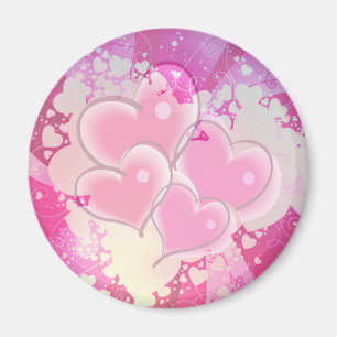 Aimant COEURS ABSTRAITS par SHARON SHARPE