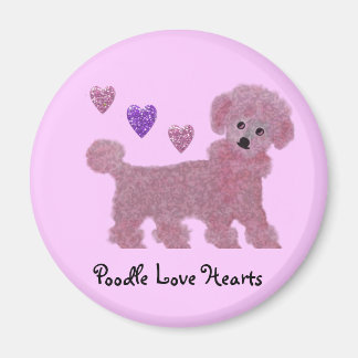 Aimant Coeurs d'amour des poulets
