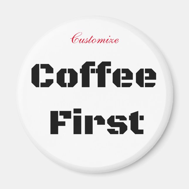 Aimant Coffee First Thunder_Cove (Devant)