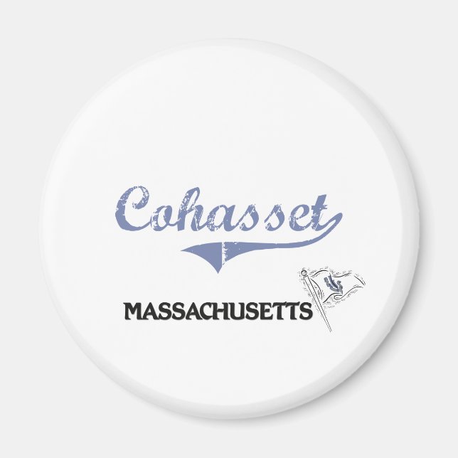Aimant Cohasset Massachusetts City Classic (Devant)