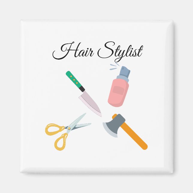 Aimant Coiffeuse (Devant)