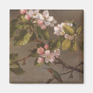 Aimant Colibri et fleurs d'Apple