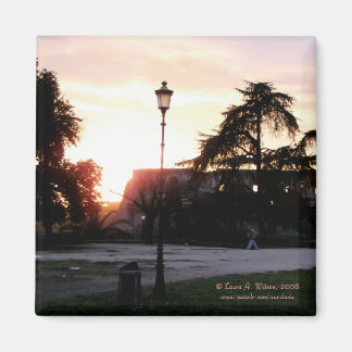 Aimant Colisée au coucher du soleil