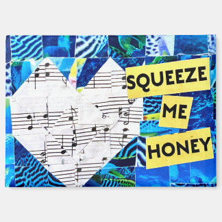 Aimant Collage de courtepointes avec partitions musicales