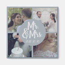 Collage minimaliste des Mariages frontaliers blanc