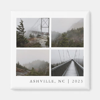 Aimant Collage Photo Voyage Custom Vacation Keepsaké