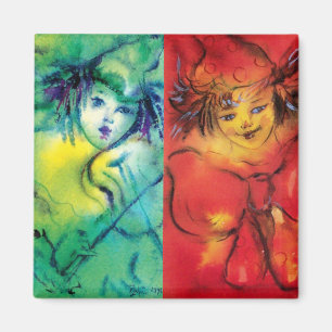 Aimant COLLECTION DE CLOWNS / Balle masquére vénitienne