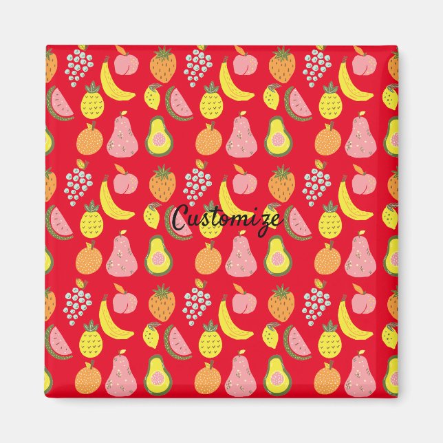 Aimant Collection de fruits assorés Thunder_Cove (Devant)