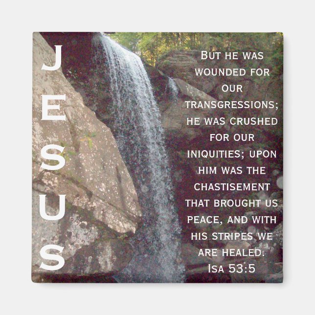 Aimant Collection Isaiah 53 (Devant)