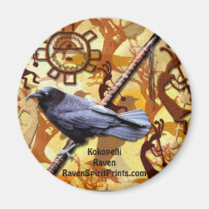 Aimant Collection KOKOPELLI RAVEN