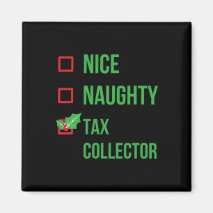 Aimant Collector fiscal Drôle Pyjama cadeau de Noël
