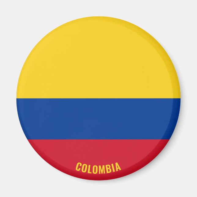 Aimant Colombie Drapeau charmant patriotique (Devant)