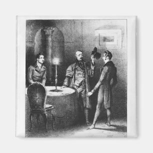 Aimant Colonel Chabert, illustration 'Le Colonel