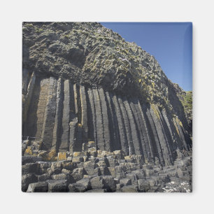 Aimant Colonnes de basalte par Fingal's Cave, Staffa, au 