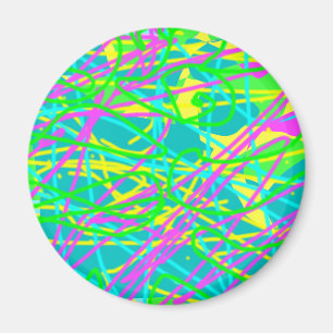 Aimant Color My Dreams Scribble Motif Expressive Artsy