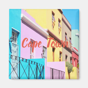 Aimant coloré de vue de rue de Chambres de Cape