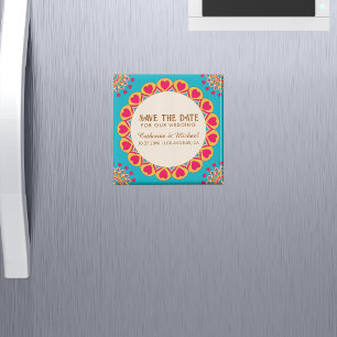 Aimant Coloré Ethnic Mandala Bold & Bright Mariage
