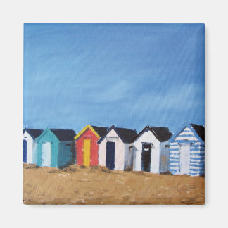 Aimant Colorful Beach Huts