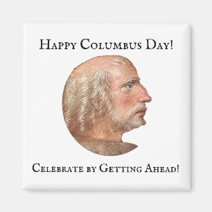 Aimant Columbus Day Se Diriger Drôle