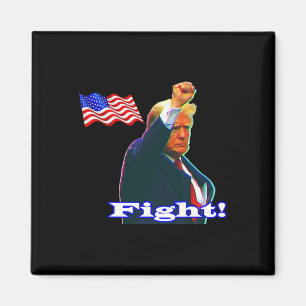 Aimant Combat de patriote Trump 