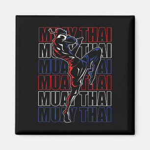 Aimant Combattant Muay Thai Sports Arts Martiaux Mma Thaï