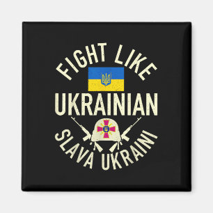 Aimant Combattre Comme Le Soutien Ukrainien L'Ukraine Ave