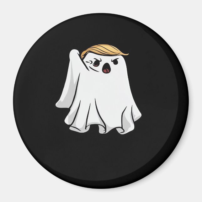 Aimant Combattre Funny Halloween Trumpkin (Devant)