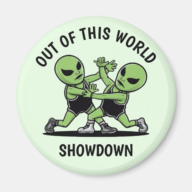 Aimant Combattre les Aliens (Devant)