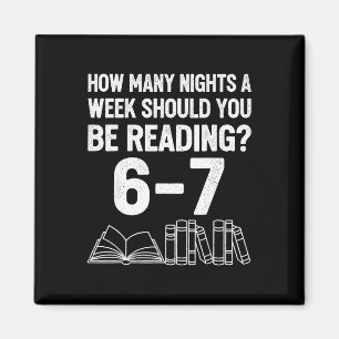 Aimant Combien de nuits par semaine devriez-vous lire 6 7