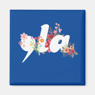 Aimant Comma la Floral Kamala Harris Président Fleurs