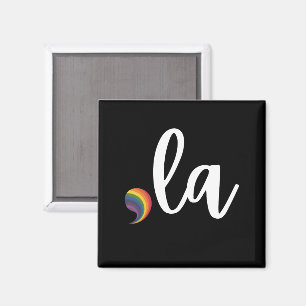 Aimant Comma La Kamala Harris Pride Rainbow LGBQ Gay