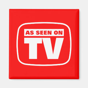 Aimant Comme vu à la télévision