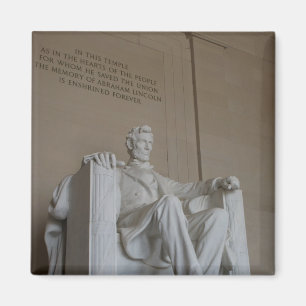 Aimant commémoratif de Washington DC d'Abraham