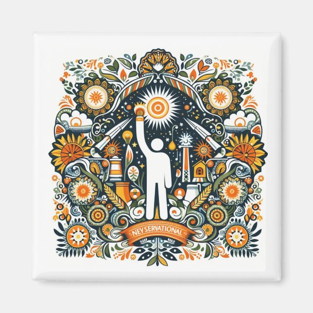 Aimant commémoration de la Journée nationale de la conser (Devant)