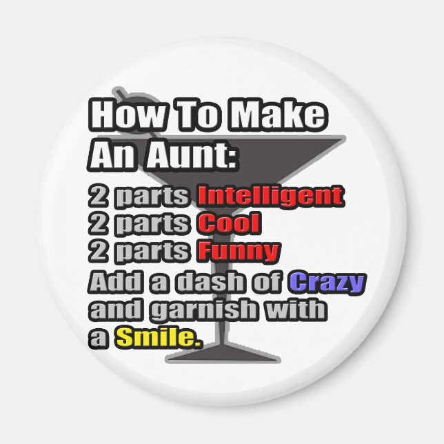 Aimant Comment faire une tante (Devant)