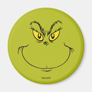 Aimant Comment Grinch Stole Visage de Noël