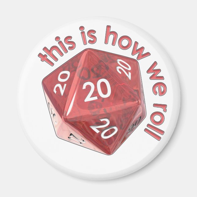 Aimant CommentWeRoll20s (Devant)