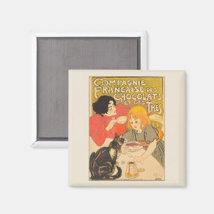 Aimant Compagnie Française des Chocolats et des Thés, Art