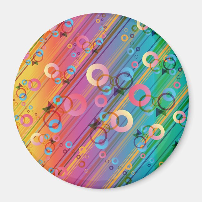 Aimant Composition Abstraite (Devant)