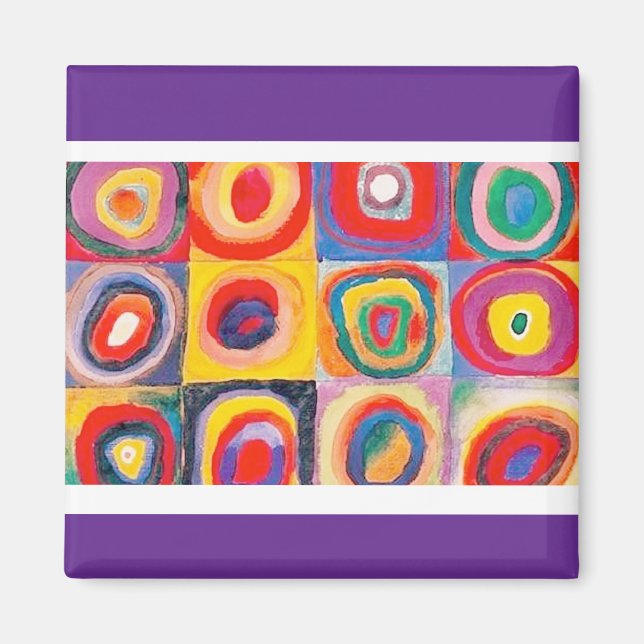 Aimant Composition concentrique, Kandinsky (Devant)