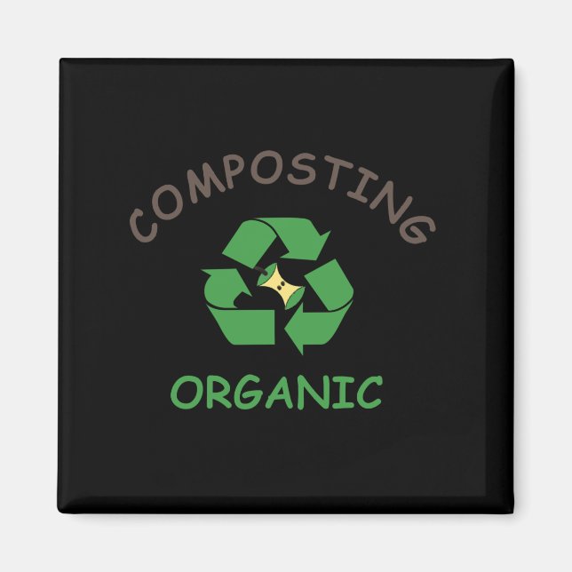 Aimant compost se produit composteur organique (Devant)