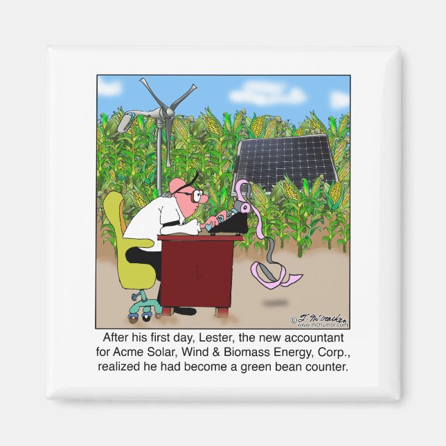 Aimant Compteur de haricots verts (Devant)