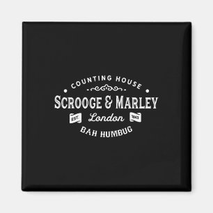 Aimant Comptoir de Scrooge et Marley Cantique de Noël