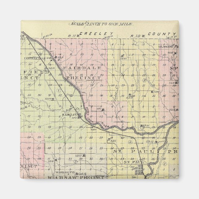 Aimant Comté de Howard, Nebraska (Devant)