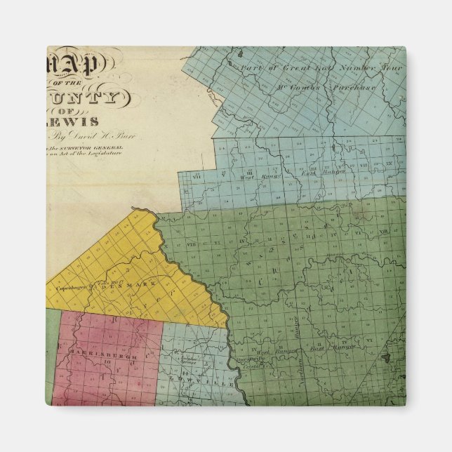 Aimant Comté de Lewis (Devant)