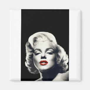Aimant CON24BW-V4 lèvres rouges Marilyn DANS BLACK.tif