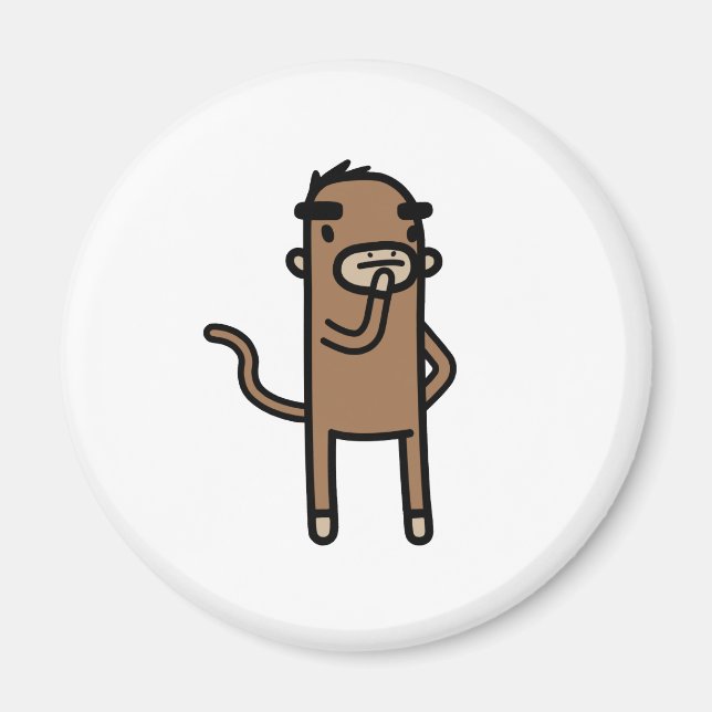 Aimant Concentrer le singe (Devant)