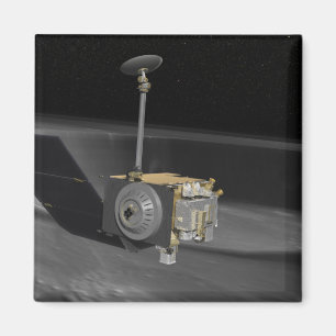 Aimant Concept artistique de la reconnaissance lunaire Or