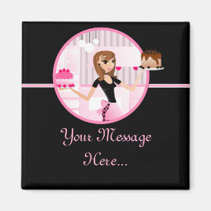 Aimant Conception 6 d'aimant de Frig de Baker/chef de