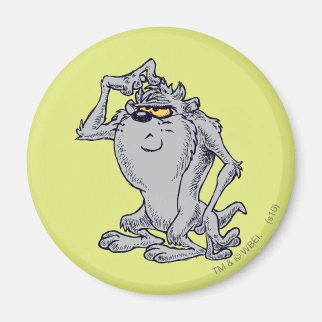 Aimant Conception artistique de la pensée TAZ™ (Devant)